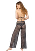 SPLIT PANT WITH MOCK DRAWSTRING - SONEVA